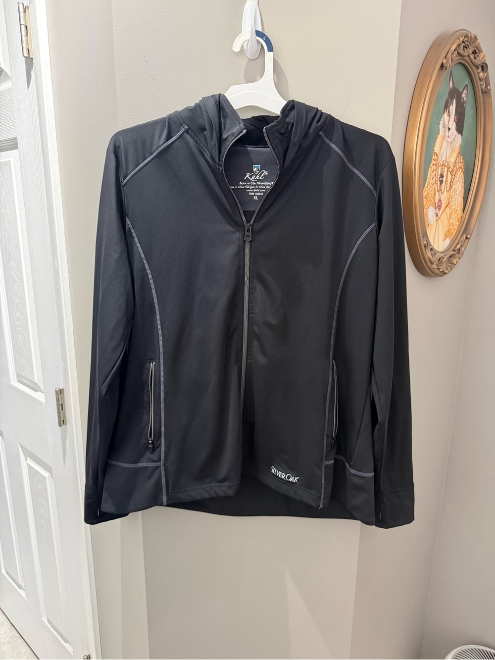 Kühl Black Zip-Up Hoodie Jacket-XL